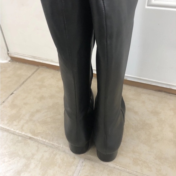 Fitzwell Black Women\'s Knee-High Boots
